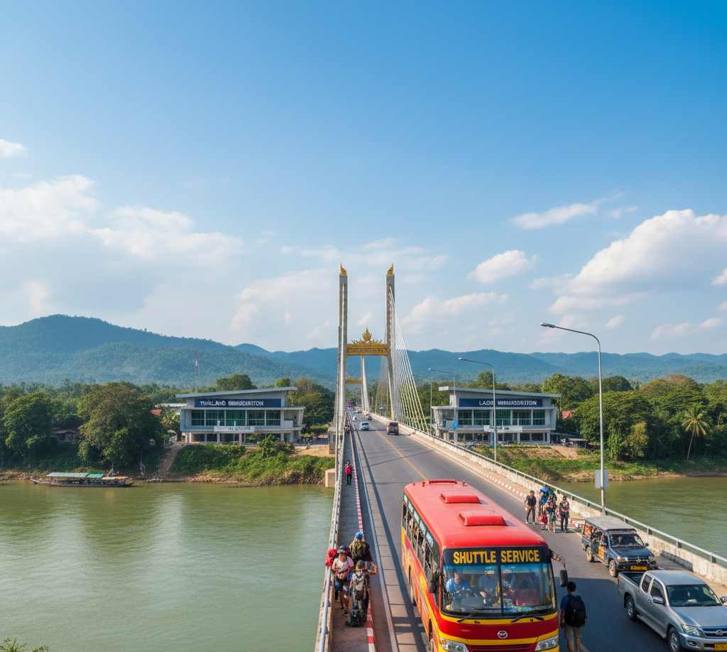 chiang-rai-to-laos-by-bus - Laos Travel Company - Trips & Tours Bus from Chiang Rai to Laos passing through the Chiang Khong border