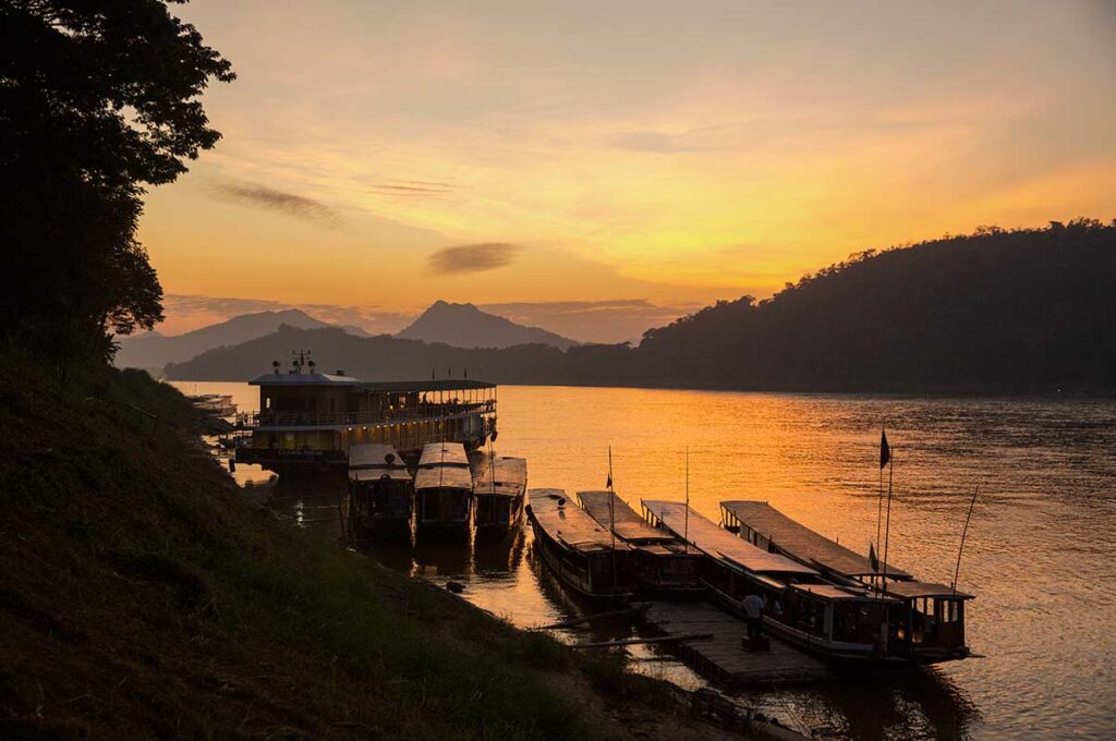 Image.png - Laos Travel Company - Trips & Tours The beautiful view of slow boat pier laos pak beng