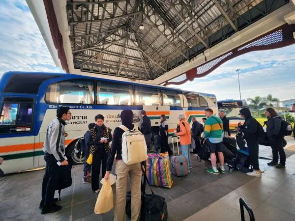 Direct trip from Chiang Rai to Luang Prabang by sleeper bus.