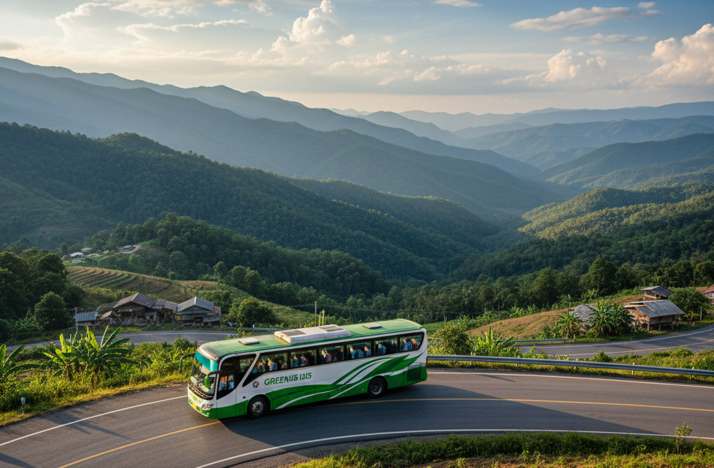 Chiang-Mai-to-Huay-Xai-Bus - Laos Travel Company - Trips & Tours Chiang Mai to Huay Xai by bus