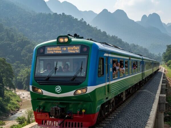 Train from Luang Prabang to Chiang Rai Thailand