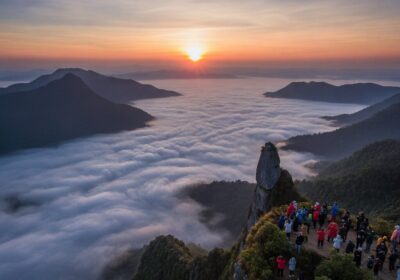Sunrise Above the Clouds: The Magic of Phu Chi Fa