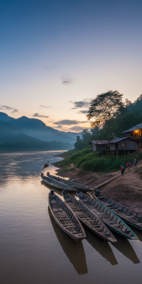 slow-boat-to-laos-overnight-in-pakbeng Boats to Chiang mai